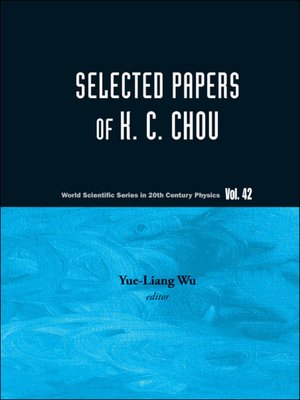 cover image of Selected Papers of K C Chou